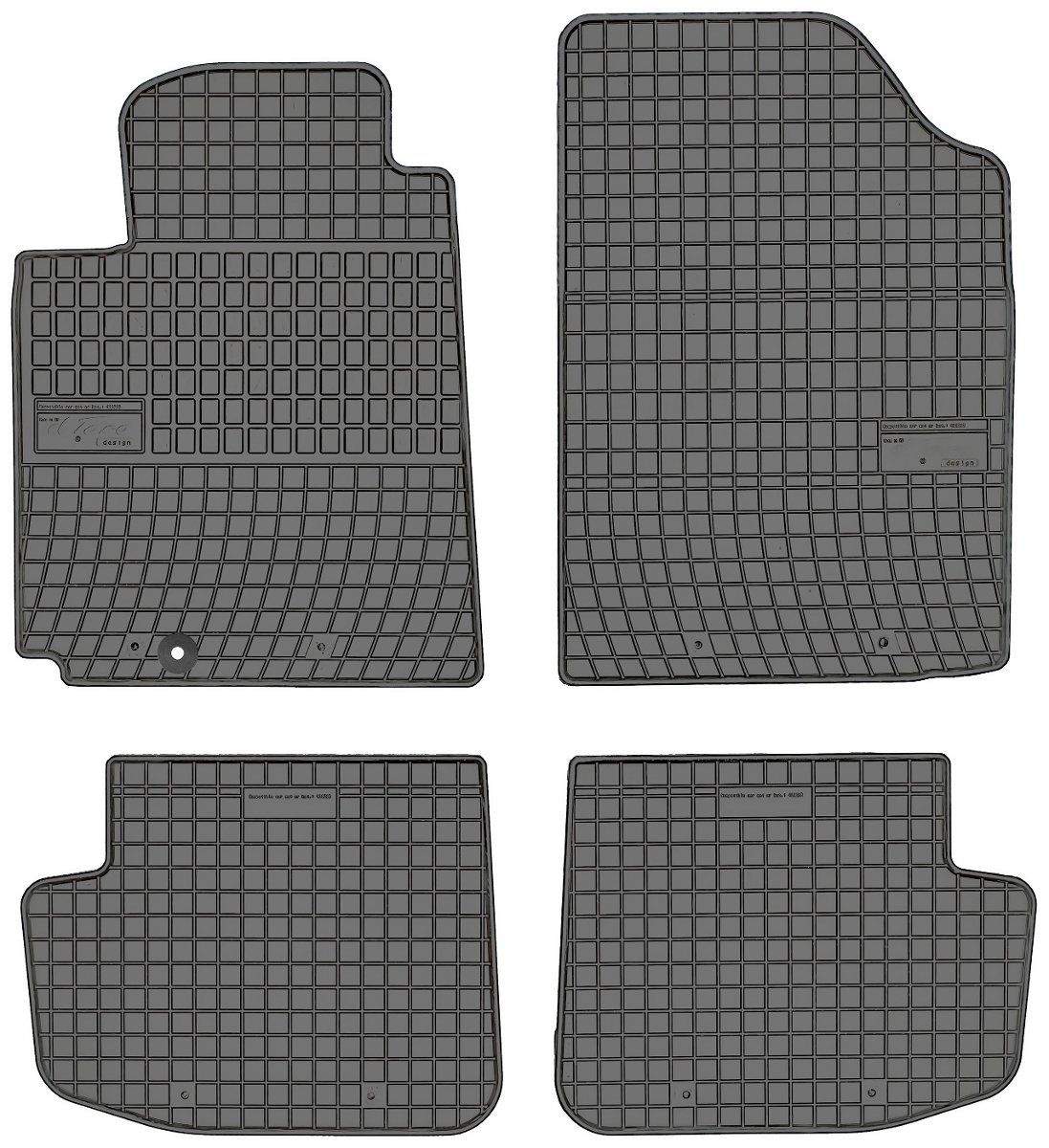 Λαστιχένια πατάκια για Toyota Yaris (1999-2005)