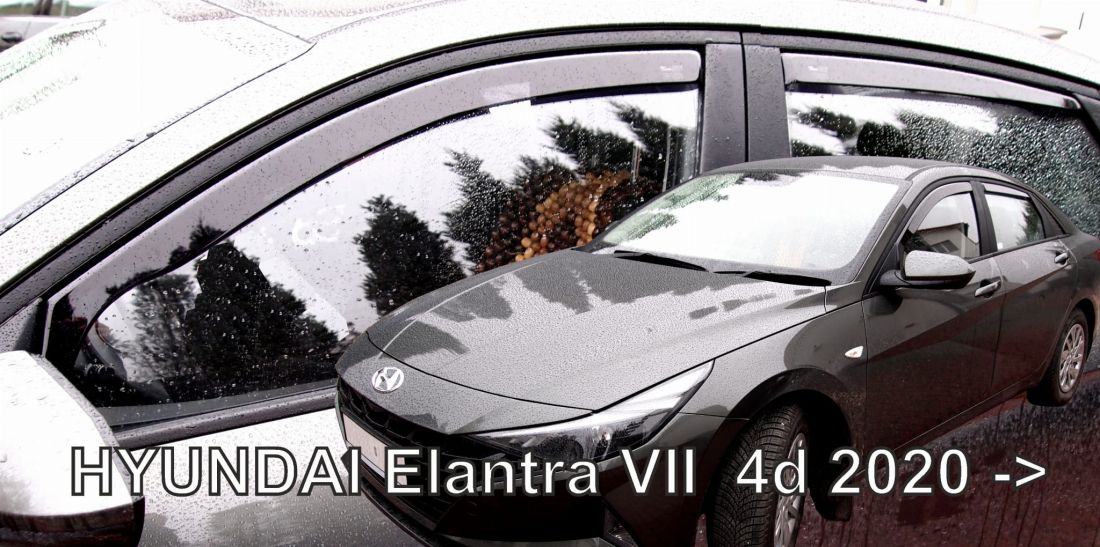 Ανεμοθραύστες για Hyundai Elantra (2020+) 4 θύρες - 4 τεμάχια εμπρός και πίσω