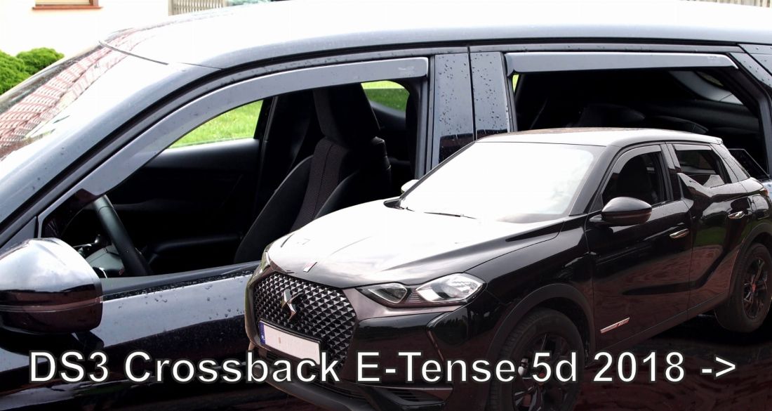 Deflectoare de vânt pentru Citroen DS3 Crossback E-Tense (2018+) 5 uși - 4 buc. față și spate