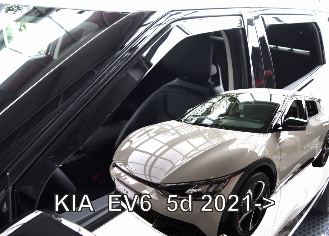 Ανεμοθραύστες για Kia EV6 (2021+) 5 πόρτες - 4 τεμ. εμπρός και πίσω