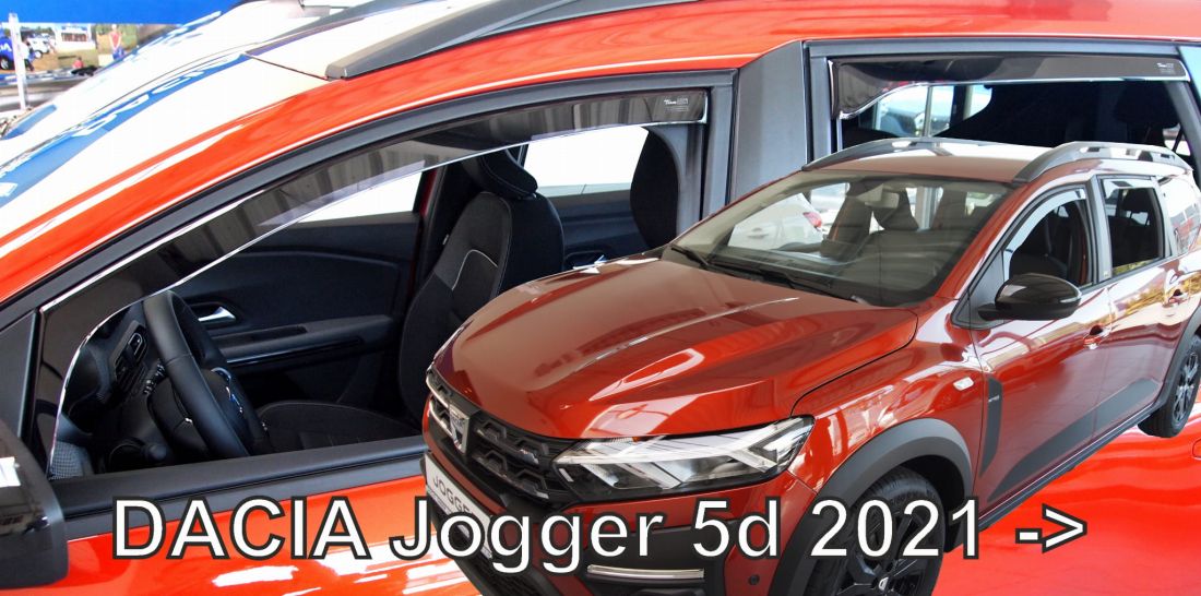 Ανεμοθραύστες για Dacia Jogger 5D (2021+) 5 πόρτες - 4 τεμάχια εμπρός και πίσω