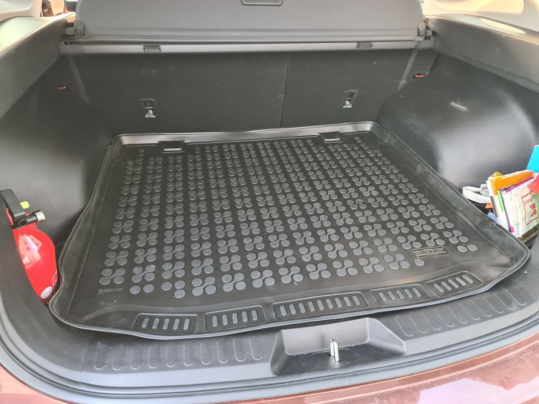 Covoraș portbagaj din cauciuc pentru Honda CR-V (2018-2022) / HAVAL H6 (2021+) - 5 locuri podea superioară - Rezaw Plast