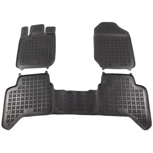 Λαστιχένια πατάκια για Ford Ranger (2011-2020) 4 τεμ. - τύπου λεκάνης