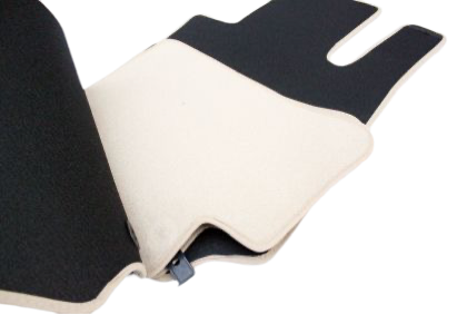 Covorașe textile pentru Mercedes W212 E-Class (2008+) / W218 CLS (2009+) bej