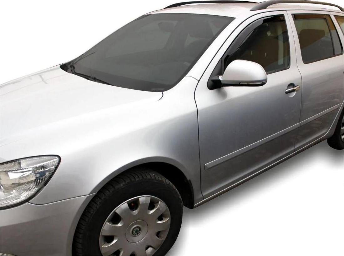 Deflectoare pentru geamuri SKODA OCTAVIA 2 (2004-2013) Combi - 4 buc. față și spate