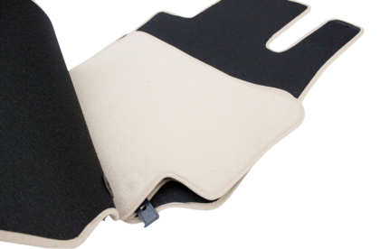 Covorașe textile pentru Mercedes W212 E-Class (2008+) / W218 CLS (2009+) bej